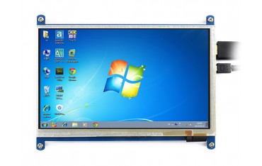 ماژول LCD نمایشگر lcd 7 اینچ Waveshare با پورت 7inch HDMI LCD B با کابل