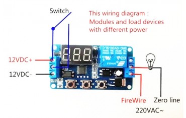 ماژول تایمر با رله  FRM 01 Timer Module