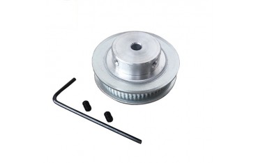 پولی تایم 60 دنده 2GT با قطر 8mm و آچار تنظیم شافت Pulley