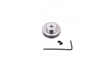 پولی تایم 25 دنده GT با قطر 10mm آلومینیومی و آچار تنظیم شافت Pulley