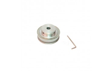 پولی تایم 60 دنده 2GT با قطر 12mm و آچار تنظیم شافت Pulley