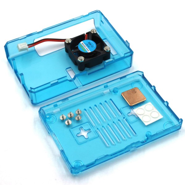 کیس رسپبری پای با قابلیت دسترسی به پورت‌های GPIO جعبه رزبری پای - نصب فن