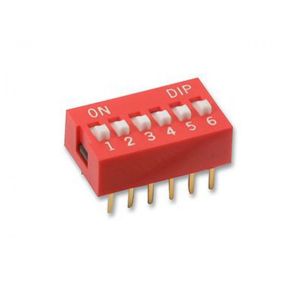 دیپ سوییچ 6 تایی Dip Switch 6 way