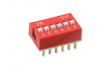 دیپ سوییچ 6 تایی Dip Switch 6 way