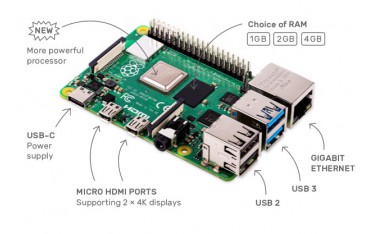 رزبری پای 4 Raspberry Pi مدل B