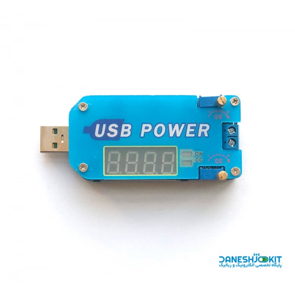 ماژول نمایشگر ولتاژ و جریان دارای پورت USB و Micro USB سون سگمنت