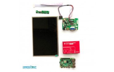 پک رزبری پای 4 Raspberry Pi و نمایشگر LCD 10.1 inch