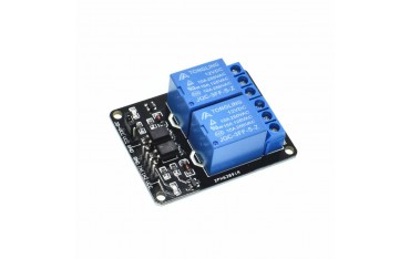 ماژول رله 5 ولت دو کاناله برند TONGLING با اپتوکوپلر Relay Module