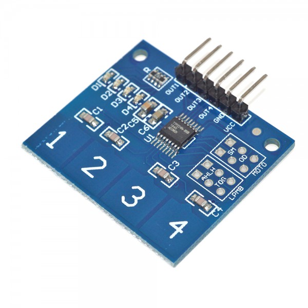 ماژول تاچ پد 1x4 ماتریسی Arduino Touch Pad Matrix