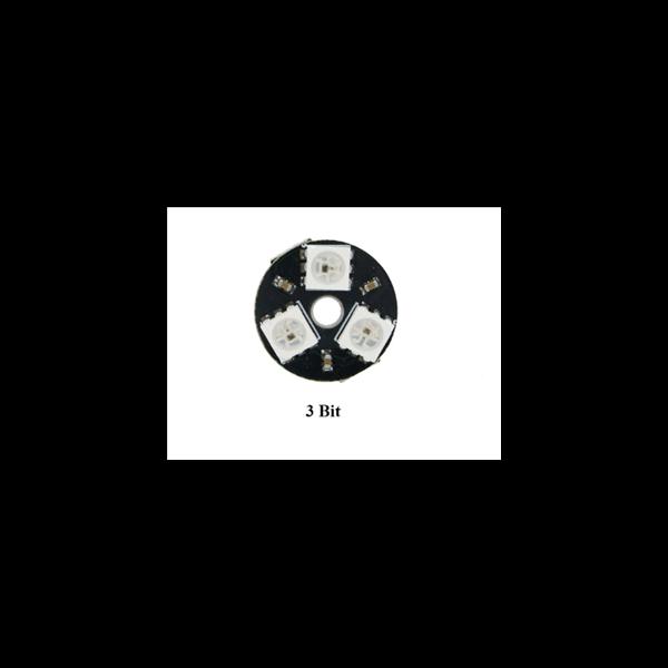 حلقه ال ای دی 3 تایی 3BIT LED RGB RING