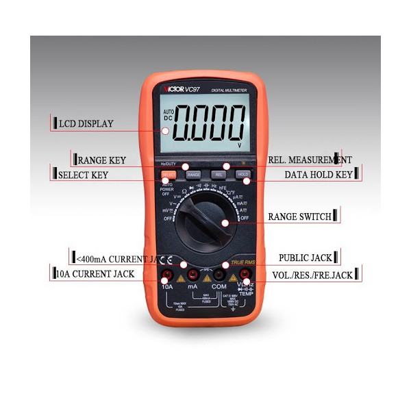 مولتی متر دیجیتال Digital Multimeter VC97