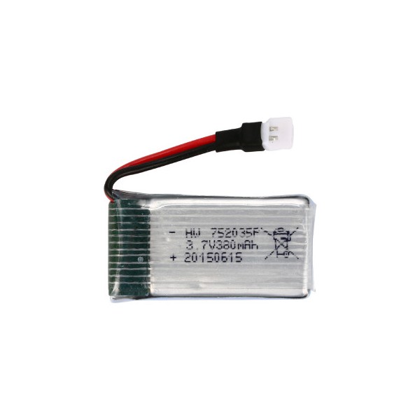 باتری لیتیوم پلیمر Li-Po مخصوص پهپاد 3.7V 380mAh Battery ابعاد 32X70X5mm