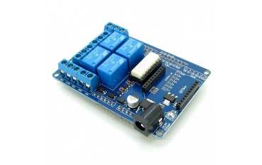 شیلد رله چهار کانال وایرلس آردوینو Arduino 4-channel Relay Wireless Shield