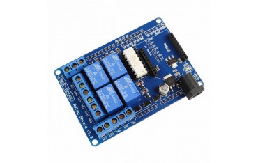 شیلد رله چهار کانال وایرلس آردوینو Arduino 4-channel Relay Wireless Shield