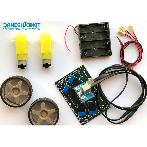 پک رباتیک مخصوص ساخت ربات ماشین با دسته کنترل DIY