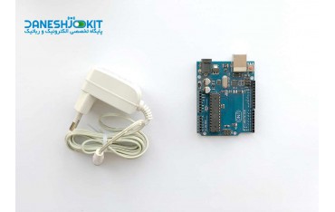 آردوینو Arduino UNO R3 به همراه آداپتور 9 ولت