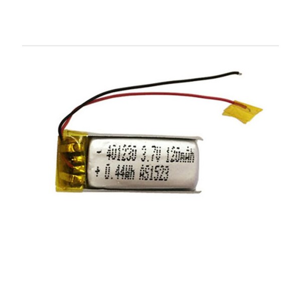 باتری لیتیوم پلیمر Li-Po 3.7V 120mAh تک سل 9x20mm