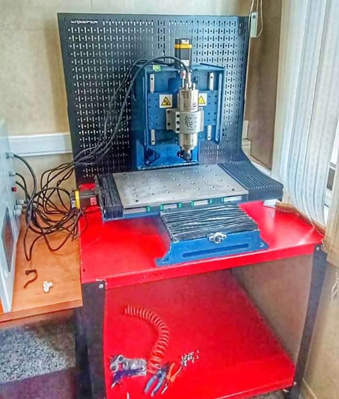 دستگاه فرز سی ان سی رومیزی - دانشجو کیت