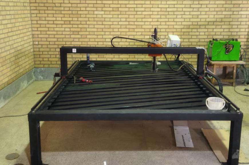 نمونه تحویل شده دستگاه CNC برش پلاسما